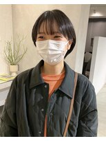 フォト 新宿(foto) グレーベージュ前髪パーマレイヤーカットダブルカラー髪質改善