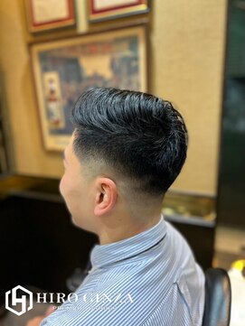 ヒロギンザプレミアムバーバースパ パレスホテル店(HIRO GINZA) フェード×アップバング