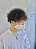 セットが簡単☆メンズツイストスパイラルパーマ