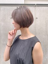 レーヴバイロンド 仙台(Reve by Lond)&nbsp;大人かわいい丸みショート　美髪　ネビージュ