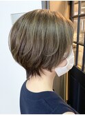 丸みショートスタイル