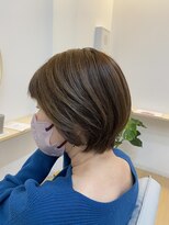 スーズ(soothe)&nbsp;50代　白髪ぼかし×ショートヘア　　　放出#徳庵#高井田#深江橋