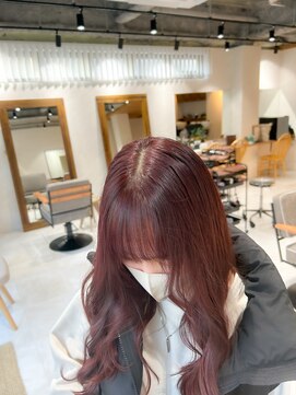 アドア 横浜(ADORE) ブリーチなし◎こっくりピンクブラウン