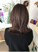 重かるくびれロブコスメストレートで乾かすだけスタイリング