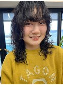 似合わせパーマ/ソフトソバージュ/ミディアム