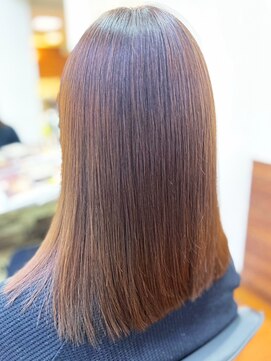 アークスヘアー 20代30代40代髪質改善カラーアッシュグレージュ艶感ストレート