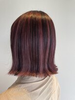 ヘアーサロン フーガ せんげん台店(HAIR SALON fuuga)&nbsp;ハイライト/白髪ぼかし/ベリーピンク