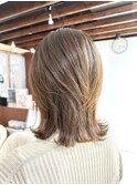 小顔似合わせカットくびレイヤーエモージュ大人可愛い