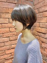 シシ 大宮(She 2.)&nbsp;乾かして丸くなるショート/丸みショート/前髪/ベージュカラー