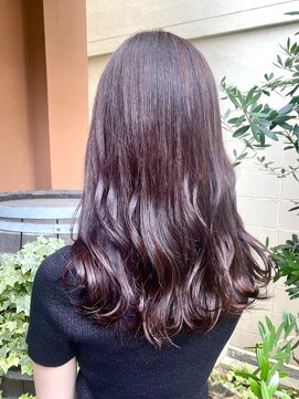 ココカラヘアー ニコ(cococara hair nico) ピンク/パープル/髪質改善カラー/レイヤー/顔まわりカット