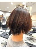 髪質改善ストレートショート