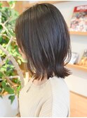大人ショートボブ×ナチュラルボブ×前髪あり20代30代40代50代＊