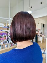 サラ 新宮店(SARA) 丸みボブ/ピンクブラウン