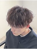 ゆるめシャドウパーマ