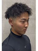 シャドーパーマツイストスパイラルフェザー波巻きプードル