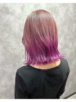 アウン 柏(a un)&nbsp;ブリーチ/ピンク/エンドカラー/髪質改善/完全個室/柏