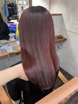 ゲートヘアー(GATE HAIR) ブリーチなしでできるチェリーレッドカラー♪