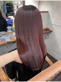 ブリーチなしでできるチェリーレッドカラー♪