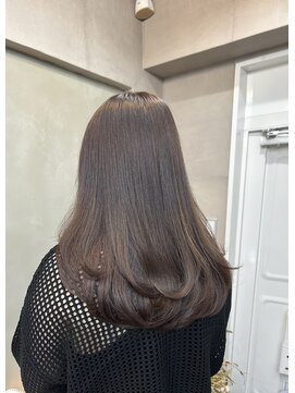 ファビ 渋谷(Fab) くびれヘア/暗めカラー/アプリコットオレンジ/縮毛矯正