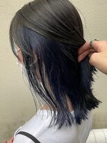 キコエル 三軒茶屋(kikoeru)&nbsp;大人かわいいインナーブルーくすみカラー[三軒茶屋]