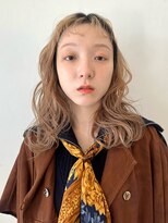 リル 茅ヶ崎(Liru:)&nbsp;くびれヘア/アプリコットオレンジ/ハイライトカラー/茅ヶ崎