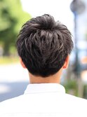 『爽やかショート』ツーブロックアップバング