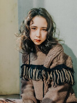 ドゥーア 代官山(Door) #ミディアムパーマ#ふわふわパーマ#ウェーブヘア#パーマ