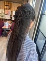 ヘアーデザイン ビビッドリンク(HAIR DESIGN VIVID link)&nbsp;ハーフアップ