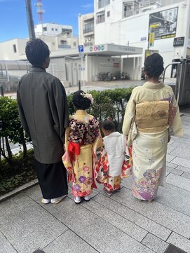 家族みんなで和装◇七五三