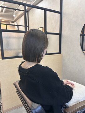 マイルームギンザ 銀座店(my room GINZA) 【地毛風】縮毛矯正×ボブ 銀座 東銀座