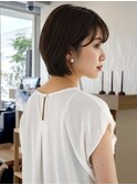抜け感エアリーボブ／能勢電鉄絹延橋