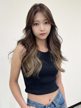 シェイト レイヤーカット 天神(ciate) レイヤーカット/ハイライト/ミルクティーベージュ/ブリーチ/天神