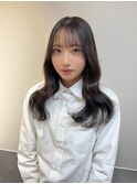 【西岡】ダークグレー　韓国風くびれ巻き