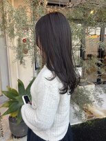 フルール(hair place Fleur)&nbsp;ロングレイヤー×ナチュラルグレージュ