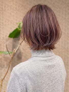 ナトゥーラ 岡崎店(Natura) 大人可愛い30代40代50代小顔ウルフレイヤーボブ
