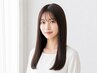 自然にまとまるストレート+カット+トリートメント 23700円~