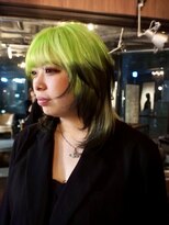 ブロック ジャポン(bloc japon) ライムグリーン×ブラックのデザインレイヤー