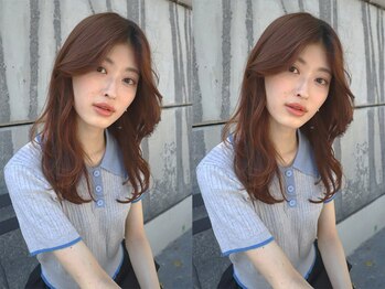 セシルヘア 沖縄店(Cecil hair)の写真/〈沖縄おもろまち〉【カット＋カラー＋超音波TR￥7900】艶と動きのある顔周りカットで似合う可愛いStyleに