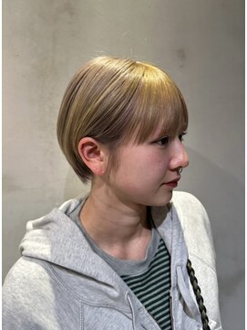 癒髪(yukami) ブリーチあり◎ハイトーンショートボブ