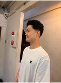 リバースセンターパート/ニュアンスパーマ/ダウンバング/心斎橋