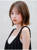 20代・30代_切りっぱなし_結べるボブ_外ハネヘア