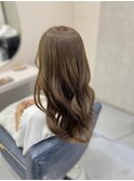 アッシュグレージュ/髪質改善カラー
