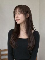 レセ 南柏店(Laissez)&nbsp;大人フェミニンロング/顔周りレイヤー/髪質改善/暗髪カラー
