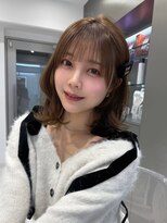 サンドイエナ 横浜店(sand yena)&nbsp;結べるボブ×シフォンベージュ