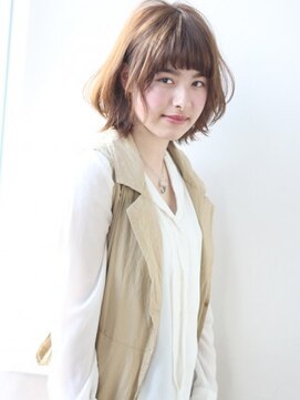 クィーンズガーデンバイケーツーギンザ(QUEEN’S GARDEN by K two GINZA) [K-two銀座]ワンカールで決まる!ふんわり大人カジュアルボブ