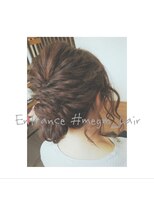 エントランスオブヘアー(ENTRANCE OF HAIR) 【ENTRANCE*佐竹】編みあみギブソンタック♪　およばれヘア☆