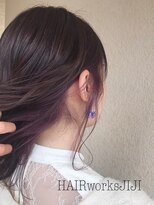 ヘアーワークス ジジ(HAIR works JIJI) インナーカラー×ベリーバイオレット