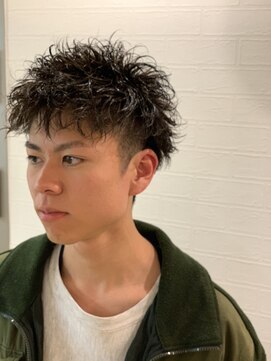ネクサスアンドコー 錦糸町店(NEXUS&Co.) 【骨格矯正カットパーマ】ルーズモヒカン〔錦糸町/亀戸/理容室〕