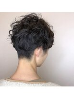 アンソメット 上津店(UN SOMMET)&nbsp;２ブロックマッシュベースショート×アンニュイパーマ