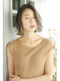 マットスモーク&外はねニュアンスボブ♪
